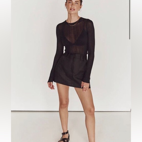 Dissh Eva Linen skort - Picture 1 of 8